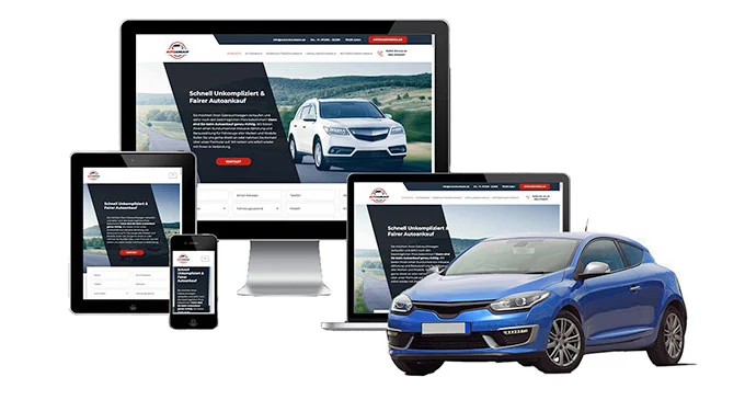 ankauf mobil Ankaufseite mobil – Autoankauf Mindelheim mit rotem PKW